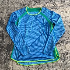Nike Women’s Blue Long-Sleeve Athletic Top
